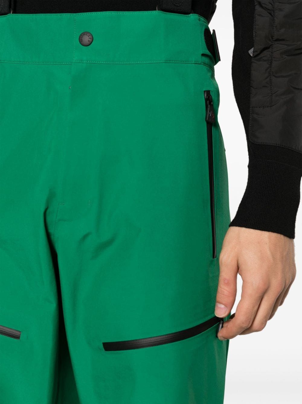 MONCLER Green Ski Trousers for Men - FW23 Collection