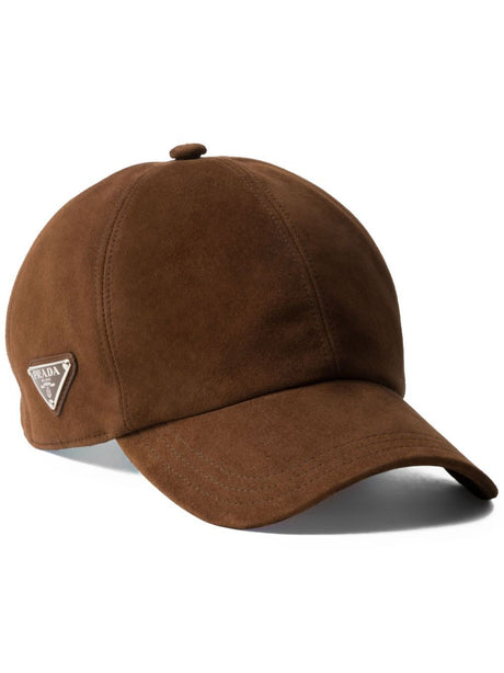 PRADA Stylish Lamb Leather Cap