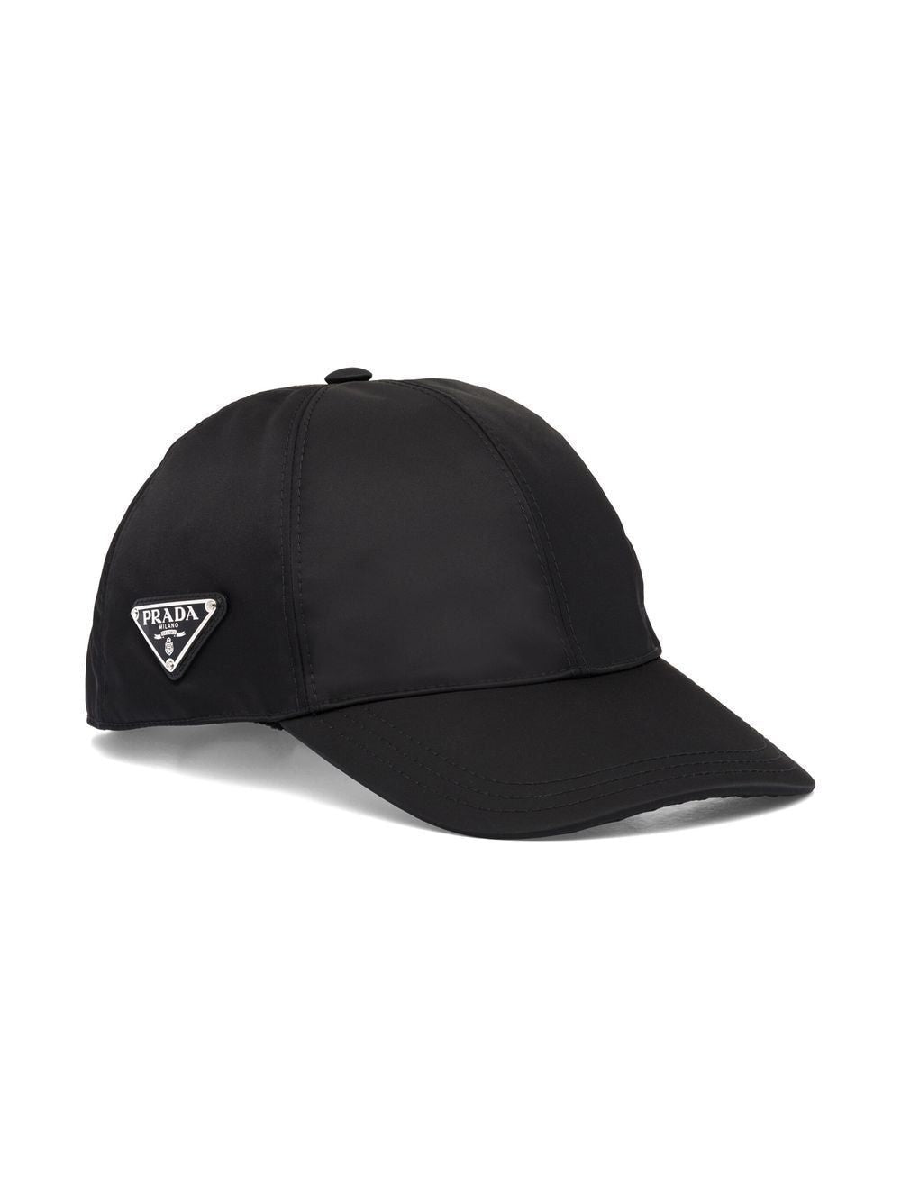 PRADA Men's Brown Re-Nylon Baseball Cap for the SS24 Season