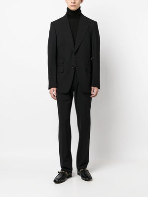 TOM FORD Elegant Straight Leg Black Suit