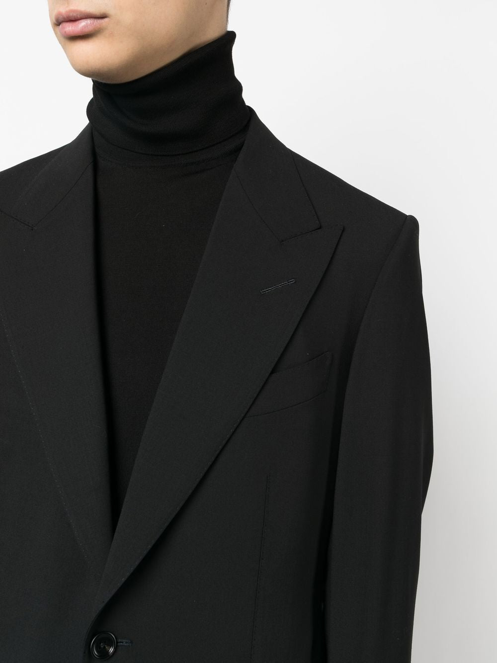 TOM FORD Elegant Straight Leg Black Suit