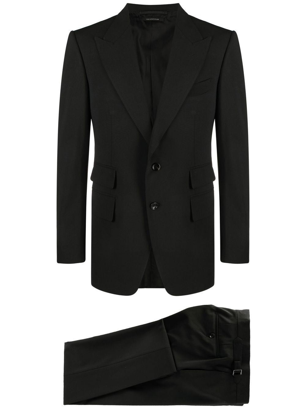 TOM FORD Elegant Straight Leg Black Suit