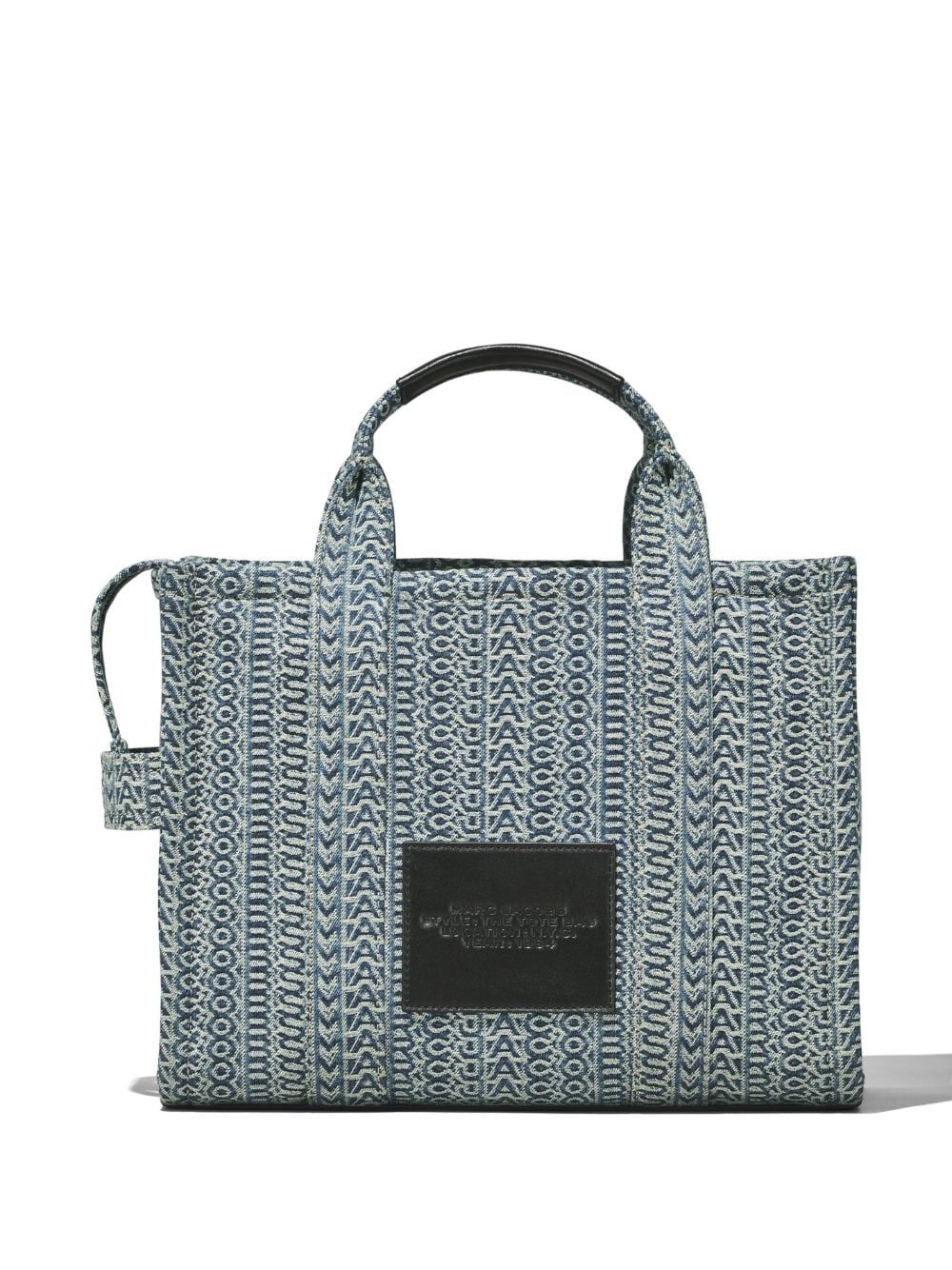 MARC JACOBS The Washed Monogram Denim Medium Tote