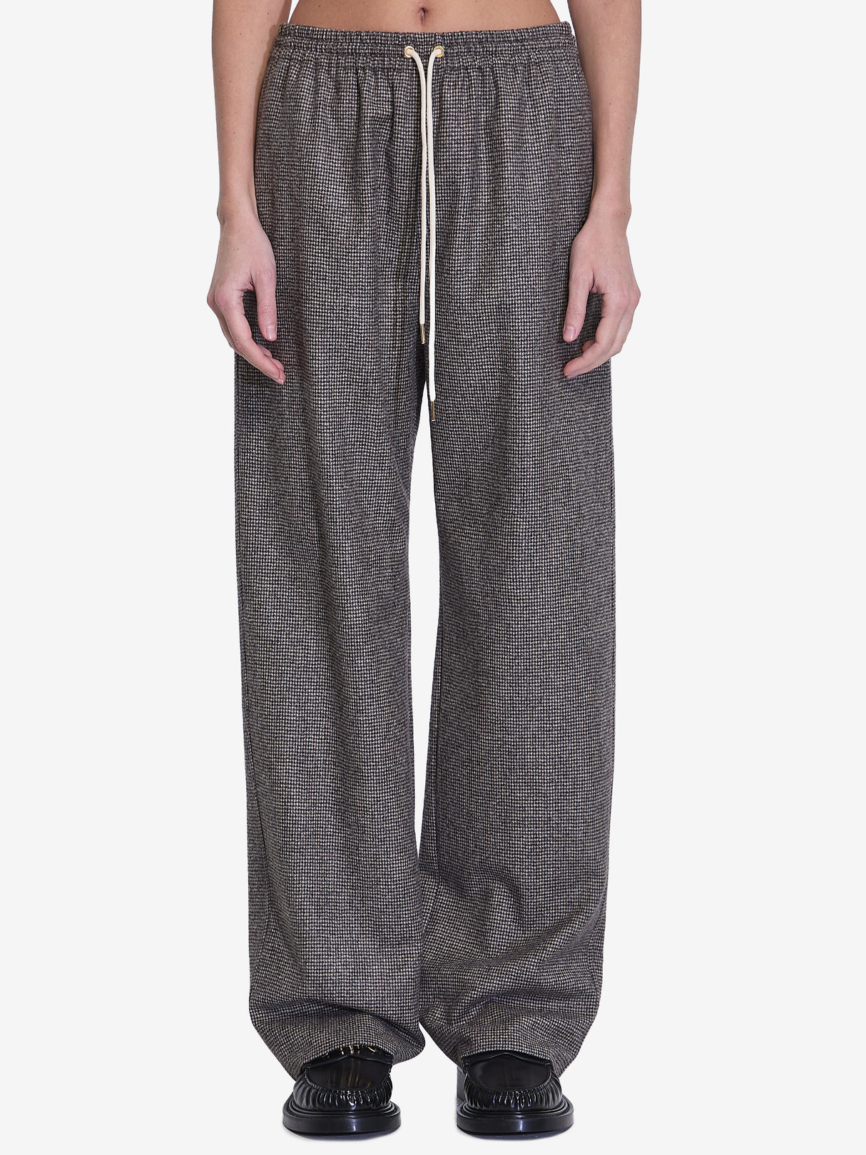 CELINE Women's Cashmere and Wool Jogging Trousers - Regular Fit