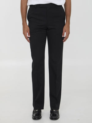 CELINE Men's Straight-Leg Wool Trousers