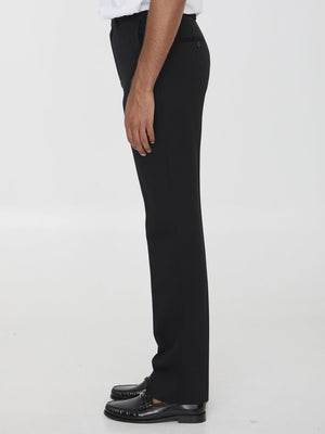 CELINE Men's Straight-Leg Wool Trousers