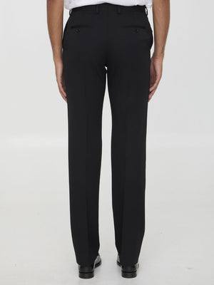 CELINE Men's Straight-Leg Wool Trousers