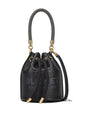 MARC JACOBS Chic Mini Leather Bucket Handbag