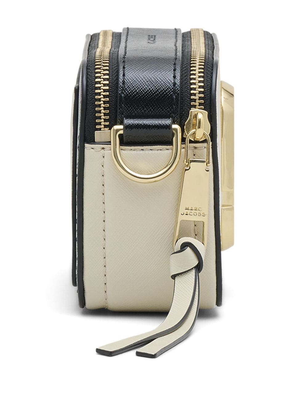 MARC JACOBS Multi-Tone Saffiano Leather Camera Handbag with Double-J Monogram