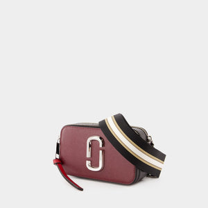 MARC JACOBS Mini Fur Crossbody Bag in Oxblood