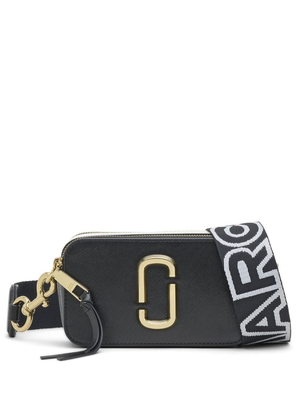 MARC JACOBS Multi-Tone Saffiano Leather Camera Handbag with Double-J Monogram