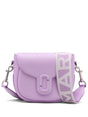 MARC JACOBS Mini Lilac Leather Handbag with Logo Plaque