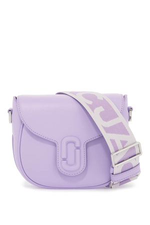 MARC JACOBS Mini Lilac Leather Handbag with Logo Plaque