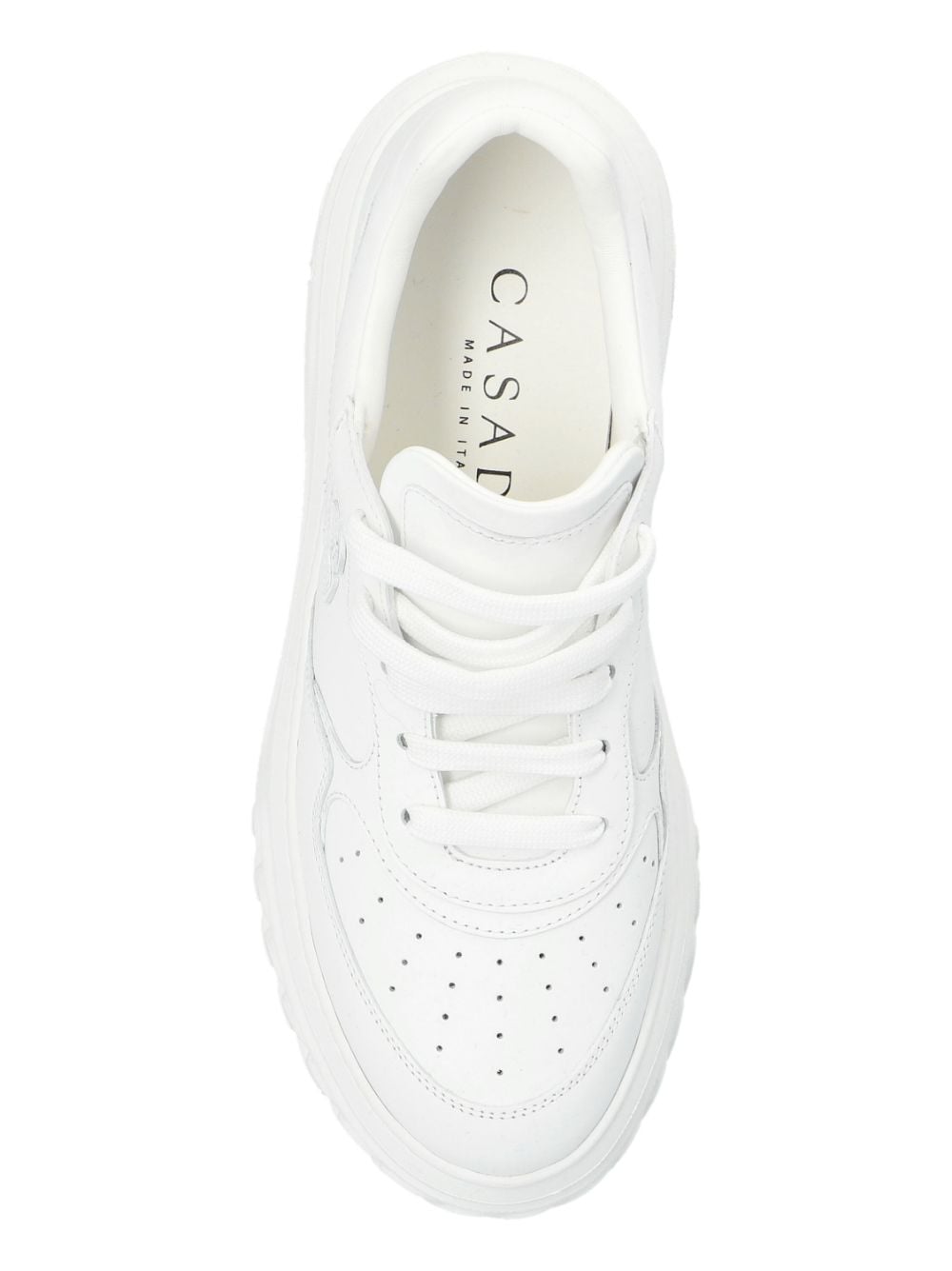 CASADEI Off Road White Leather Sneakers