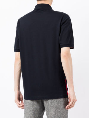 THOM BROWNE Mercerized Cotton Polo Shirt - Size 3