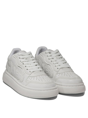 ALEXANDER WANG Puff Pebble Leather Sneakers with Logo - Women's