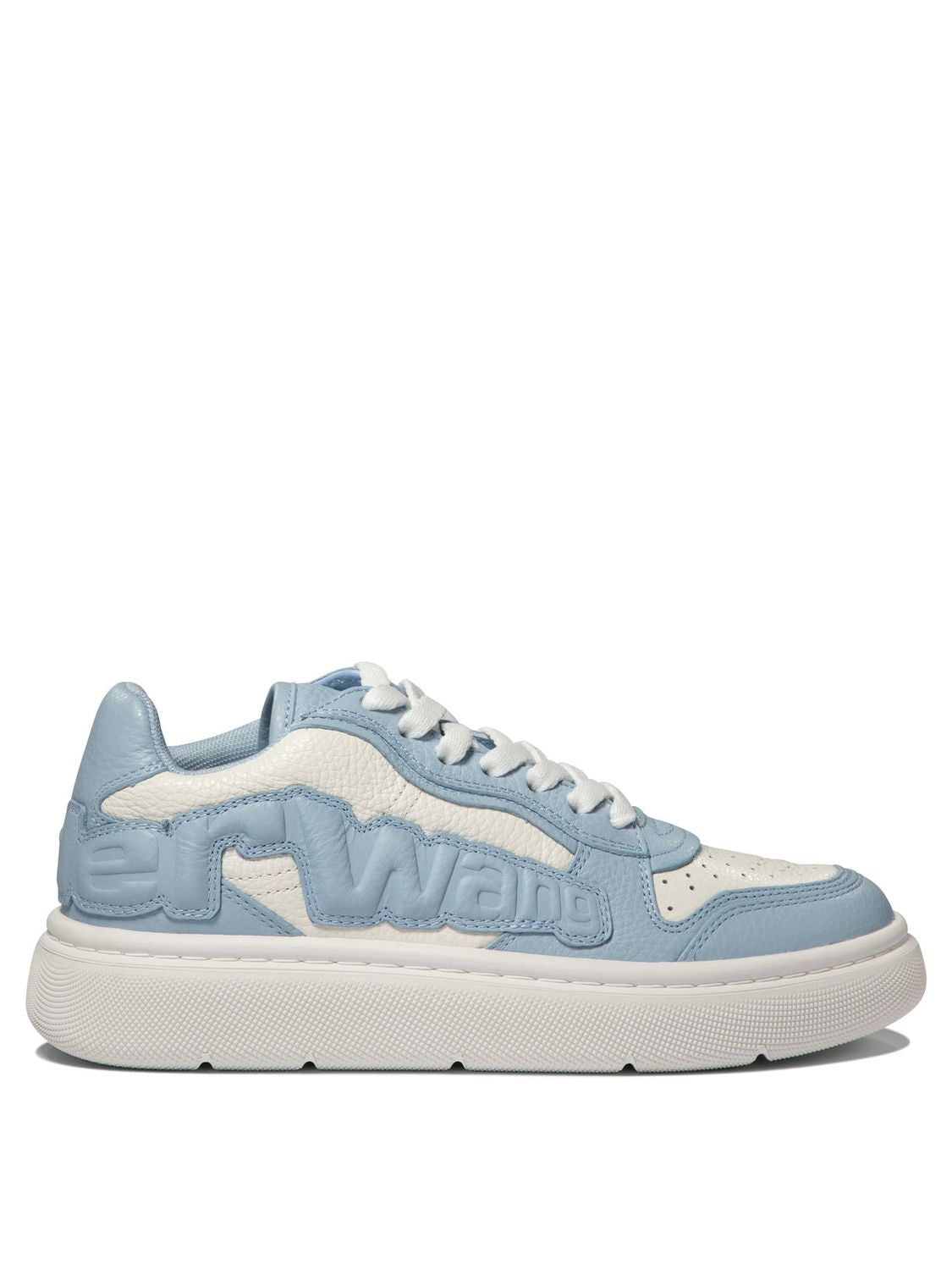 ALEXANDER WANG Urban Chic Leather Sneakers with Embossed Logo