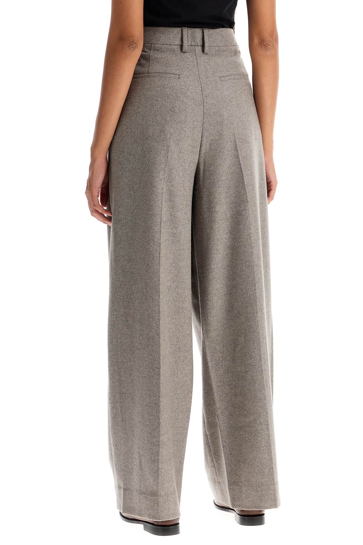 FILIPPA K Wide-Leg Wool Blend Trousers - Extra Long