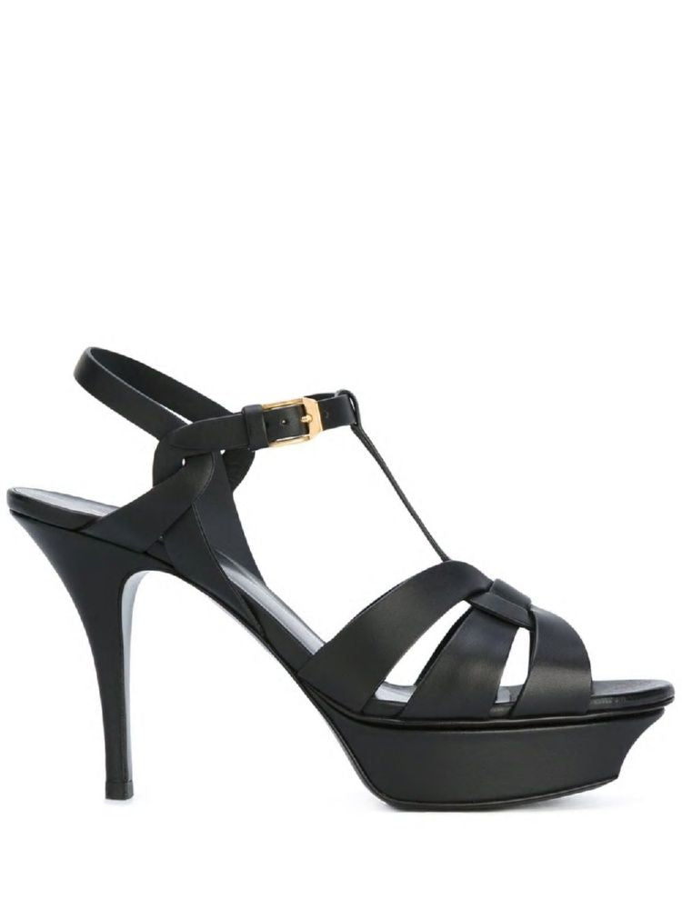 Classic Tribute 75 Sandals in Black for Women by SAINT LAURENT