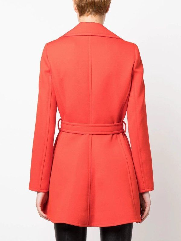 COURREGÈS Red Crepe Jacket for Women - FW22