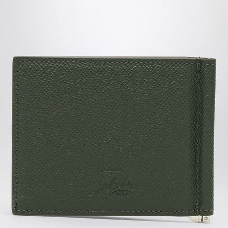 CHRISTIAN LOUBOUTIN Groovy Dark Green Men's Wallet