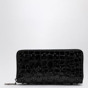 CHRISTIAN LOUBOUTIN Mini Embossed Zip Wallet