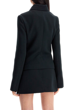 COURREGÈS Chic Fitted Mini Jacket with Flared Sleeves