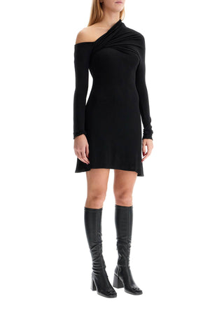 COURREGÈS Asymmetrical Mini Dress with Flared Skirt