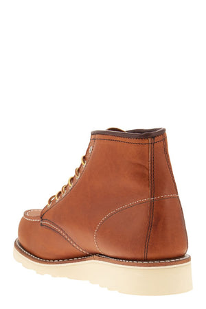 RED WING Gold Leather Lace-up Boots - FW23 Women's Collection