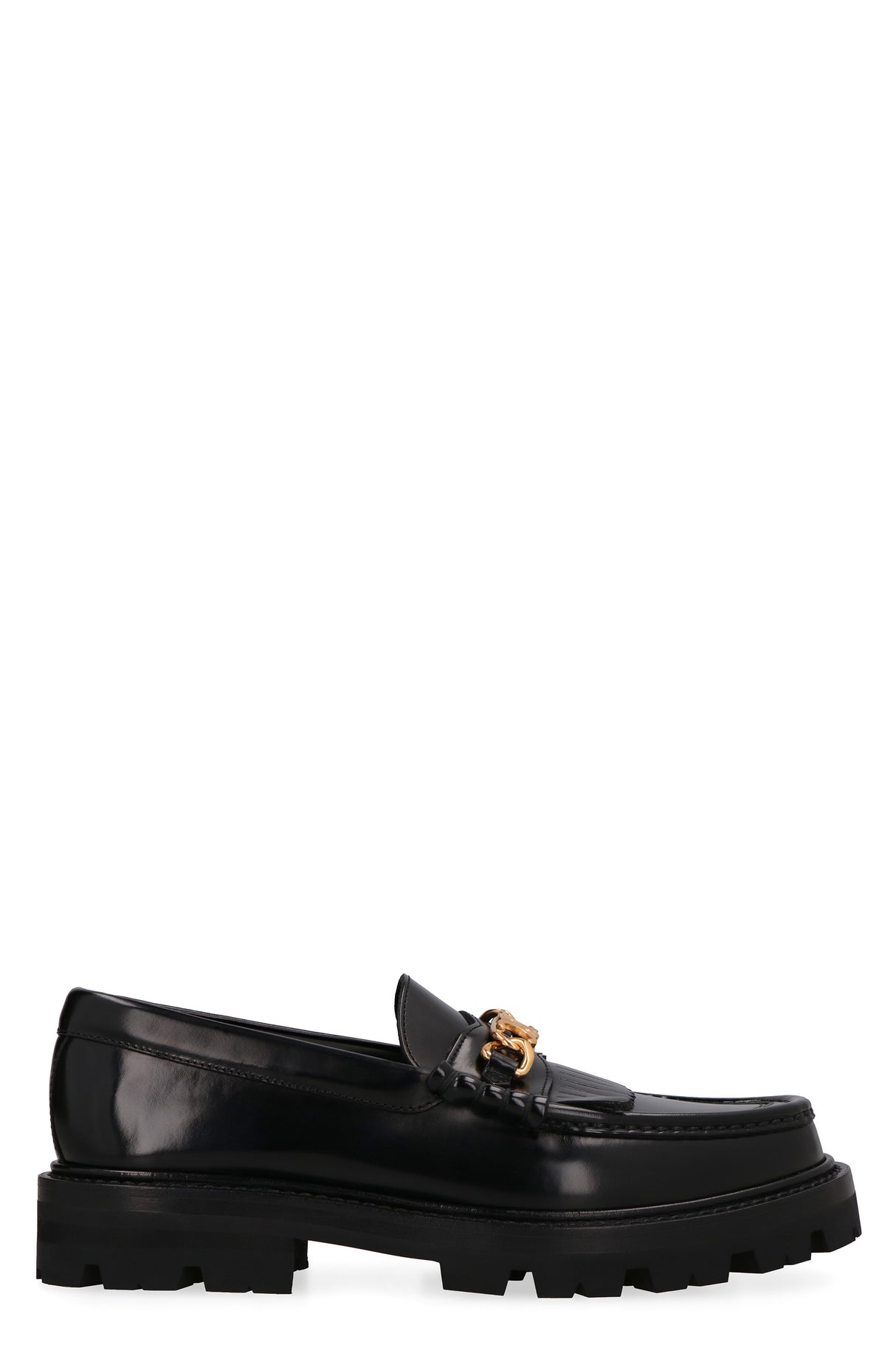 CELINE Margaret Loafer with Triomphe Chain in Polished Bull Leather