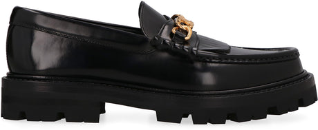 CELINE Margaret Loafer with Triomphe Chain in Polished Bull Leather