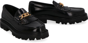 CELINE Margaret Loafer with Triomphe Chain in Polished Bull Leather