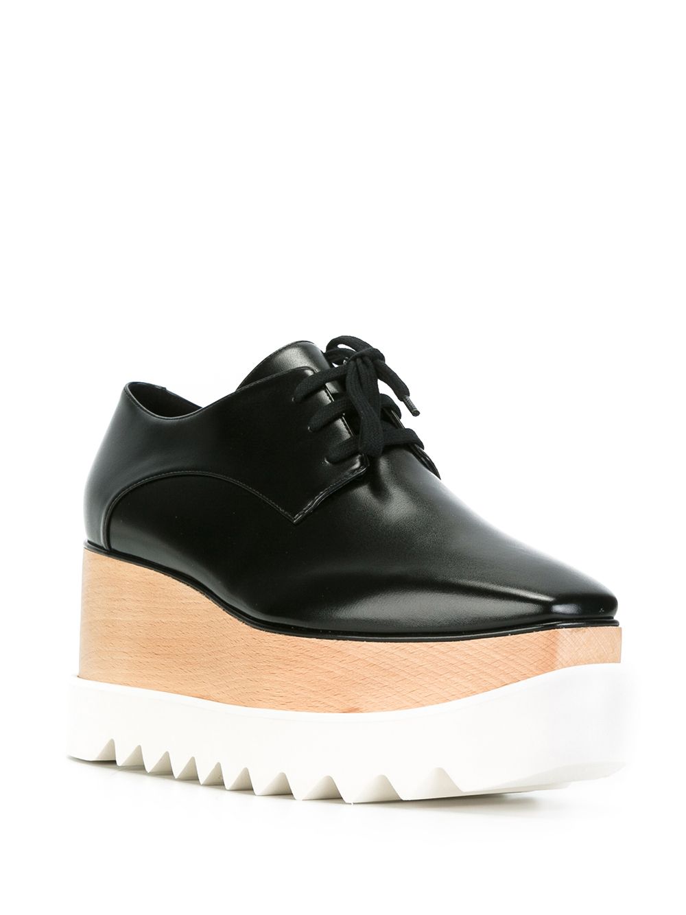 STELLA MCCARTNEY Luxe Lace-Up Platform Shoes