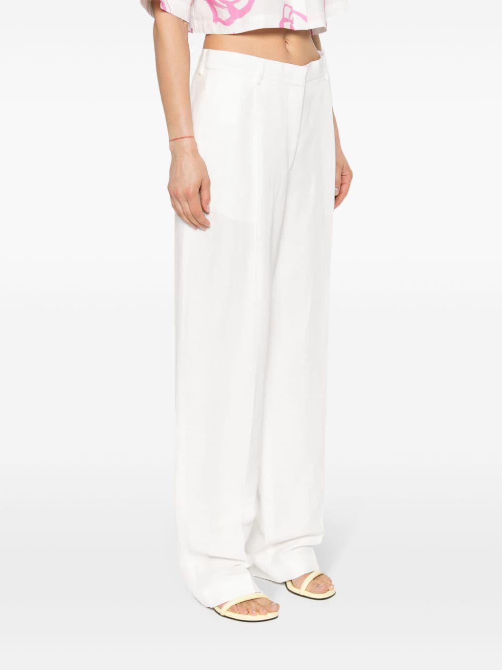 MSGM Pleated Detail Trousers for Women