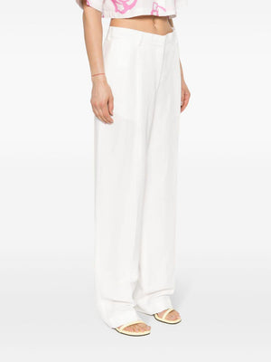 MSGM Pleated Detail Trousers for Women