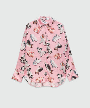 MSGM Elegant Blush Mini Shirt for Women