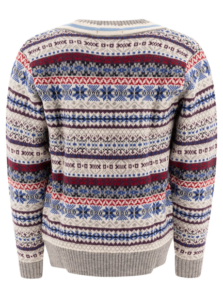 BEAMS PLUS Classic Knitwear Sweater for Men - Fall/Winter 2024