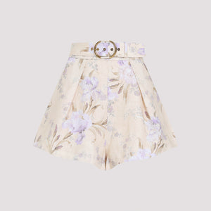 ZIMMERMANN Eden Tuck Mini Shorts