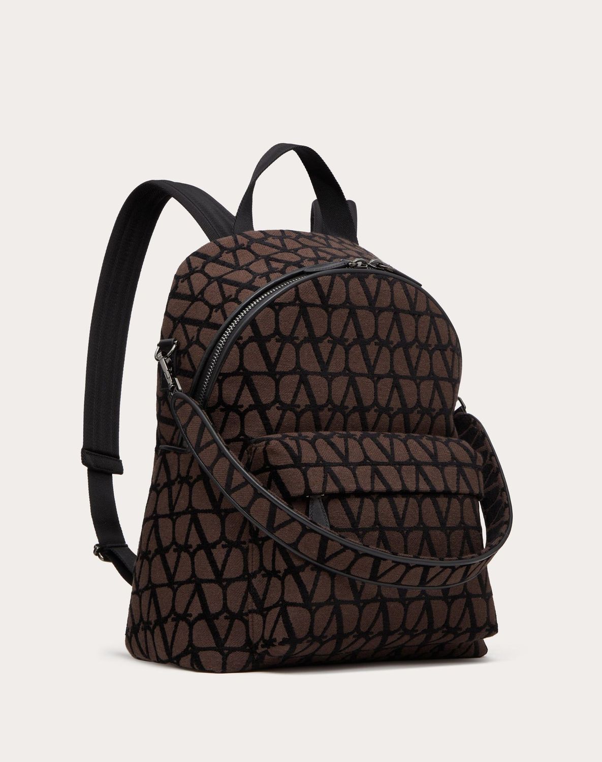 VALENTINO Iconic Fabric Backpack - 30cm x 40cm x 23cm