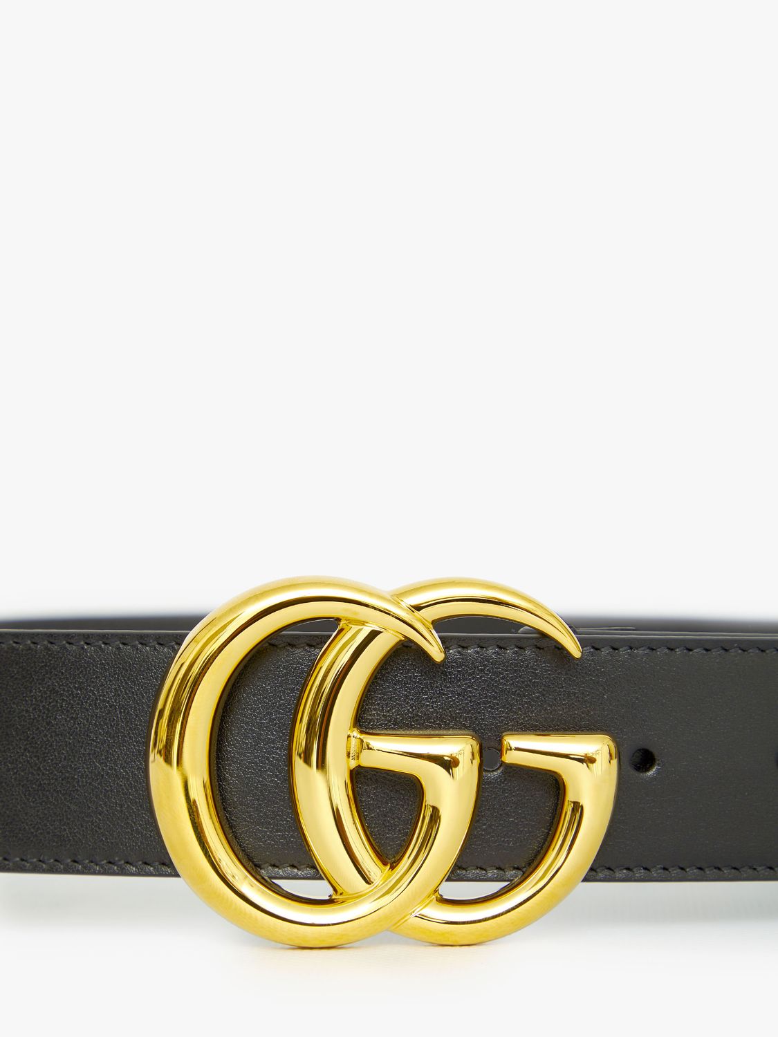 GUCCI Stylish Nero Belt for Women with GG Marmont Design