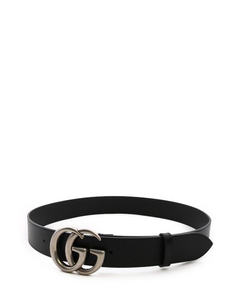 GUCCI Classic Leather Belt with Double G Buckle for Men