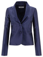 F.IT Satin Single-Breasted Blazer for Women