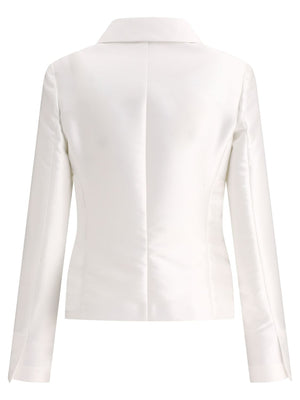 F.IT Mini Satin Single-Breasted Blazer for Women