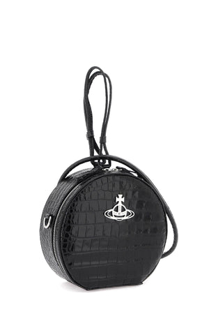 VIVIENNE WESTWOOD Trendy Black Croco-Embossed Handbag for Fashion Savvy Shoppers