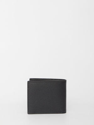 GUCCI Mini Black Leather Wallet with GG Logo