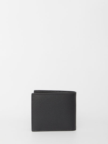 GUCCI Mini Black Leather Wallet with GG Logo