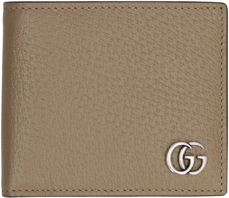 GUCCI Elegant Mini Leather Wallet with Flap Closure - 11x9.5 cm