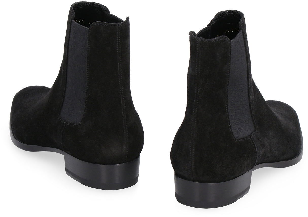 SAINT LAURENT Stylish Black Boots for Men - 23FW Collection