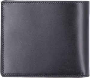 Fashion Black Bi-Fold Wallet with YSL Monogram and Saint Laurent Logo