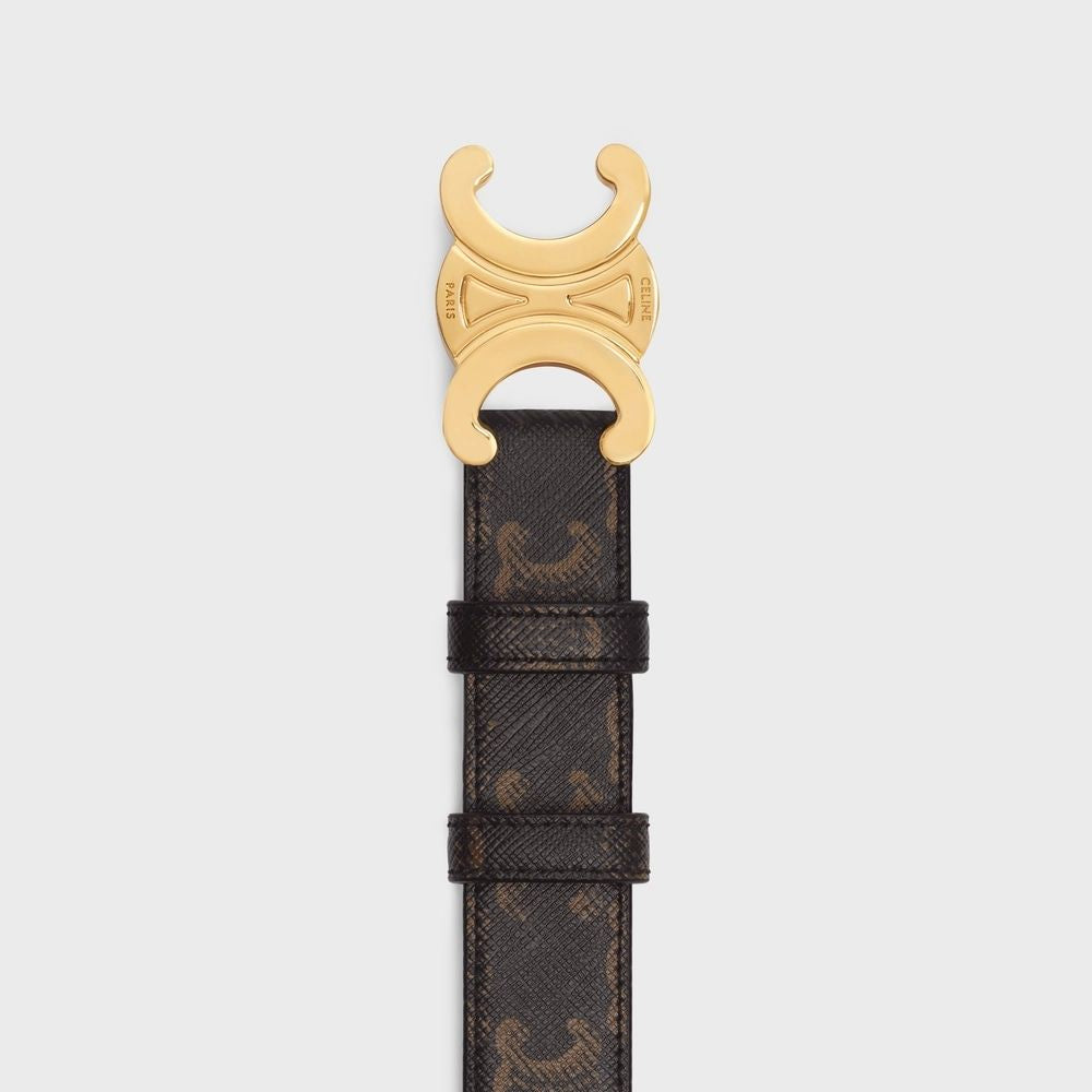 CELINE Medium Triomphe Canvas Belt